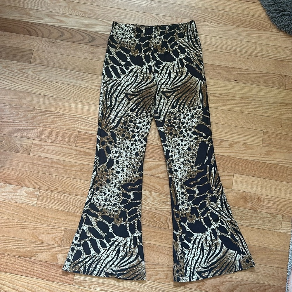 Novella Royale Ruby Pant in leopard print size M